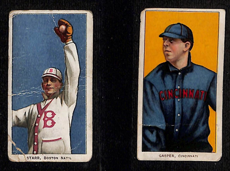 Lot of (8) 1909-11 T206 National League Cards w. Pat Moran