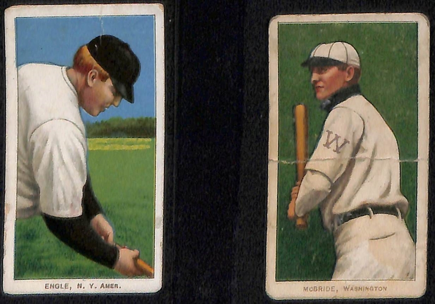 Lot of (8) 1909-11 T206 American  League Cards w. Jack Knight