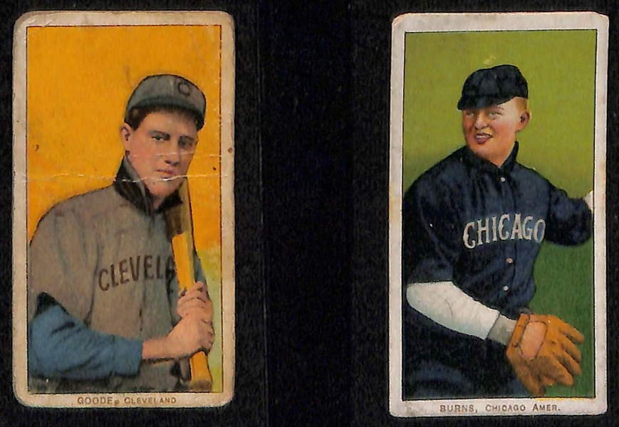 Lot of (8) 1909-11 T206 American  League Cards w. Jack Knight