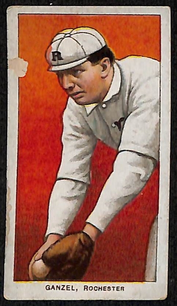 Lot of (9) 1909-11 T206 Minor League Cards w. Chick Ganzel