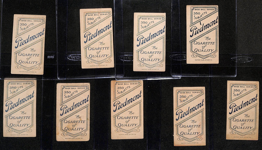 Lot of (9) 1909-11 T206 Minor League Cards w. Chick Ganzel