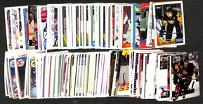 Lot of (135+) Signed Hockey Cards w. Mario Lemieux, Alex Delvecchio, & Dave Andreychuk (JSA Auction Letter)