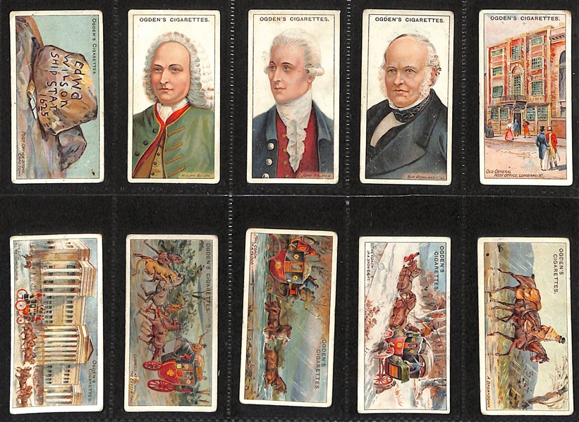 Lot of (5) 1909-1923 Cigarette Non-Sport Card Sets - Scouts, Actresses, Fish, More