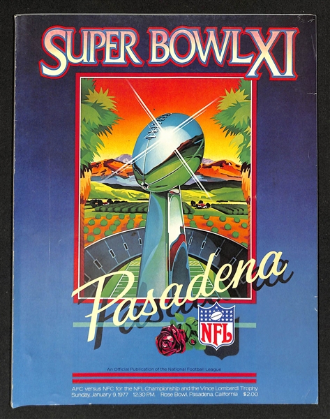 Lot of (3) Super Bowl Programs from Super Bowls IX (1975), XI (1977), XIII (1979)