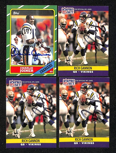 Lot of (155+) Signed Football Cards w. Dermontti Dawson, Joey Galloway, Eric Moulds, Bobby Engram & More + (JSA Auction Letter)