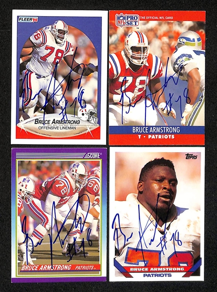 Lot of (155+) Signed Football Cards w. Dermontti Dawson, Joey Galloway, Eric Moulds, Bobby Engram & More + (JSA Auction Letter)