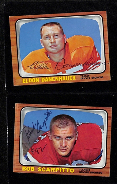 Lot of (18) Signed Vintage Football Cards w. Frank Gifford, Lou Groza, Henry Jordan, Russ Craft, Dick Bielski, Darrell Brewster, + (JSA Auction Letter)
