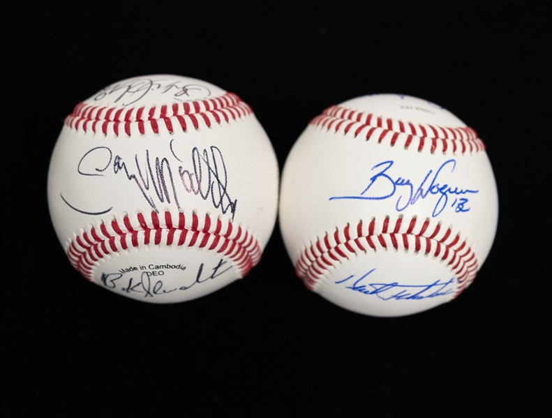Signed Sports Memorabilia Lot w. Kent Tekulve, Buck Showalter (JSA Auction Letter)