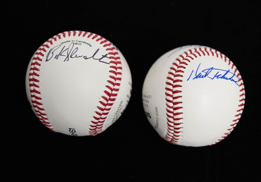 Signed Sports Memorabilia Lot w. Kent Tekulve, Buck Showalter (JSA Auction Letter)