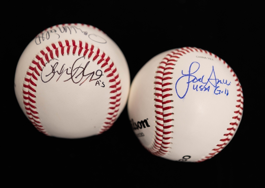 Signed Sports Memorabilia Lot w. Kent Tekulve, Buck Showalter (JSA Auction Letter)