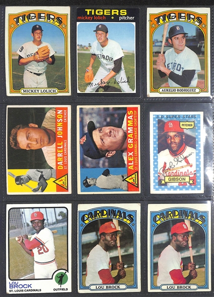 Lot of (400) Assorted 1956-1973 Topps Baseball Cards w. 1970 Johnny Bench & 1971 Hank Aaron