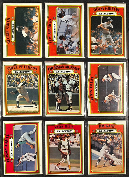 Lot of (400) Assorted 1956-1973 Topps Baseball Cards w. 1970 Johnny Bench & 1971 Hank Aaron