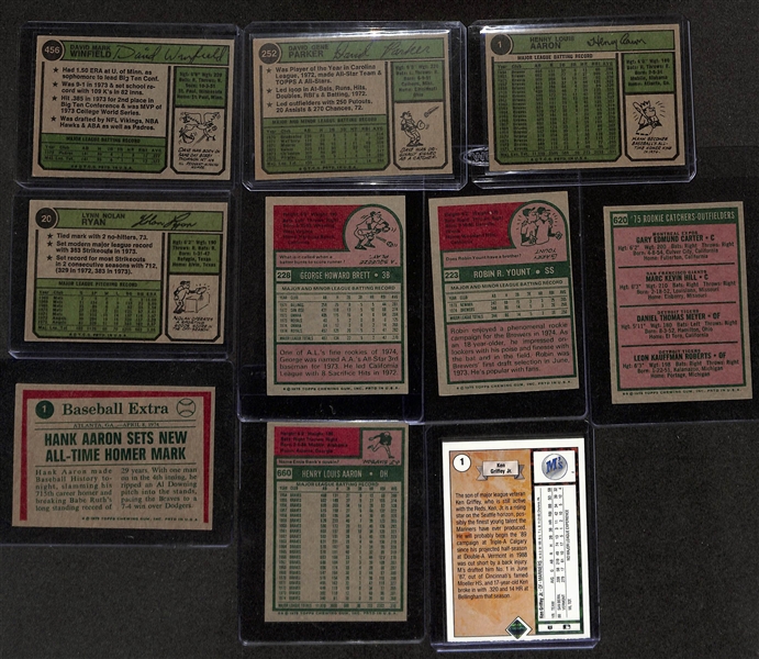 Lot of (3) Complete Baseball Sets - 1974 Topps, 1975 Topps, & 1989 Upper Deck 