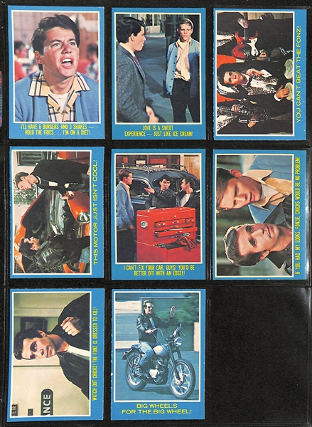 1976 Topps Happy Days Complete Set of (44) Cards & 2001 U.S. Presidential Pocket Knife Set of 43 with Case Presidents Washington to Bush In Original Briefcase