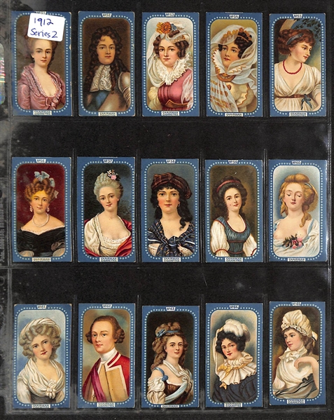 Lot of (4) 1912-1937 Cigarette Card Non-Sport Sets - British & World Famous Figures