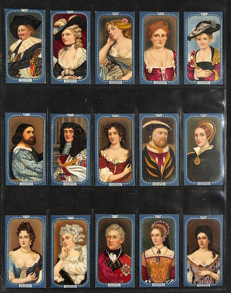 Lot of (4) 1912-1937 Cigarette Card Non-Sport Sets - British & World Famous Figures