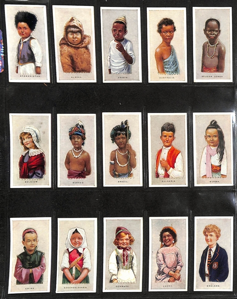 Lot of (5) 1905-1927 Cigarette Card Non-Sport Sets - World Figures
