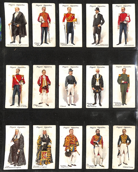 Lot of (5) 1905-1927 Cigarette Card Non-Sport Sets - World Figures