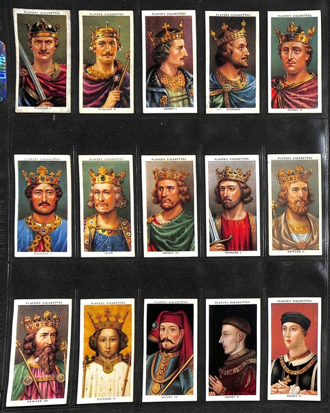 Lot of (6) 1911-1939 Cigarette Card Non-Sport Sets - British Royalty