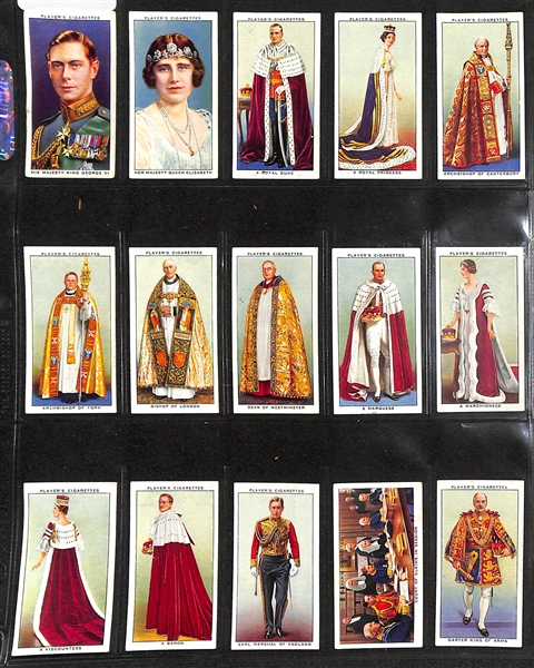 Lot of (6) 1911-1939 Cigarette Card Non-Sport Sets - British Royalty