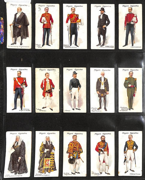 Lot of (6) 1911-1939 Cigarette Card Non-Sport Sets - British Royalty