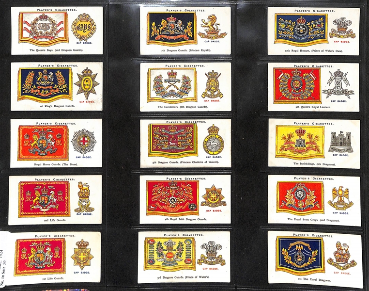 Lot of (5) 1924-1940 Cigarette Card Non-Sport Sets - Royal Artifacts, Medals, & Badges