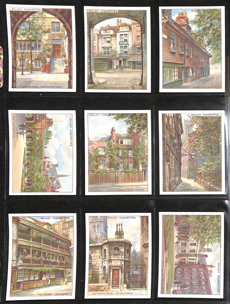  Lot of (5) 1924-1939 Cigarette Card Non-Sport Sets - British Scenes & Places