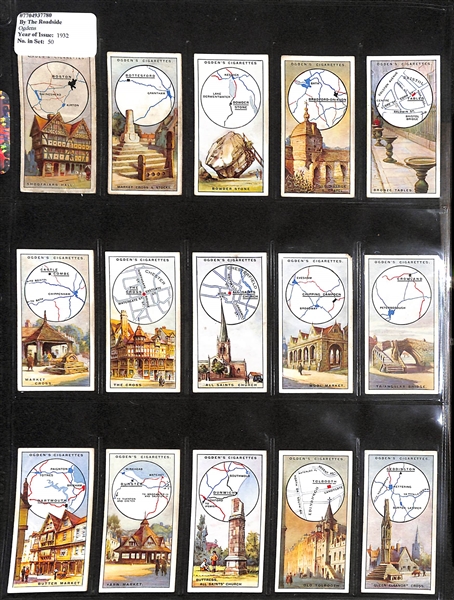  Lot of (5) 1924-1939 Cigarette Card Non-Sport Sets - British Scenes & Places