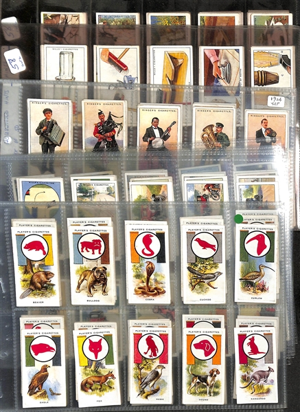  Lot of (5) 1924-1939 Cigarette Card Non-Sport Sets - Boy Scouts, First Aid, Instruments & Household/Garden Hints