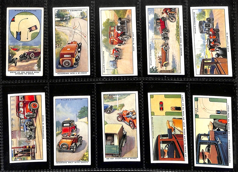  Lot of (5) 1924-1939 Cigarette Card Non-Sport Sets - Boy Scouts, First Aid, Instruments & Household/Garden Hints
