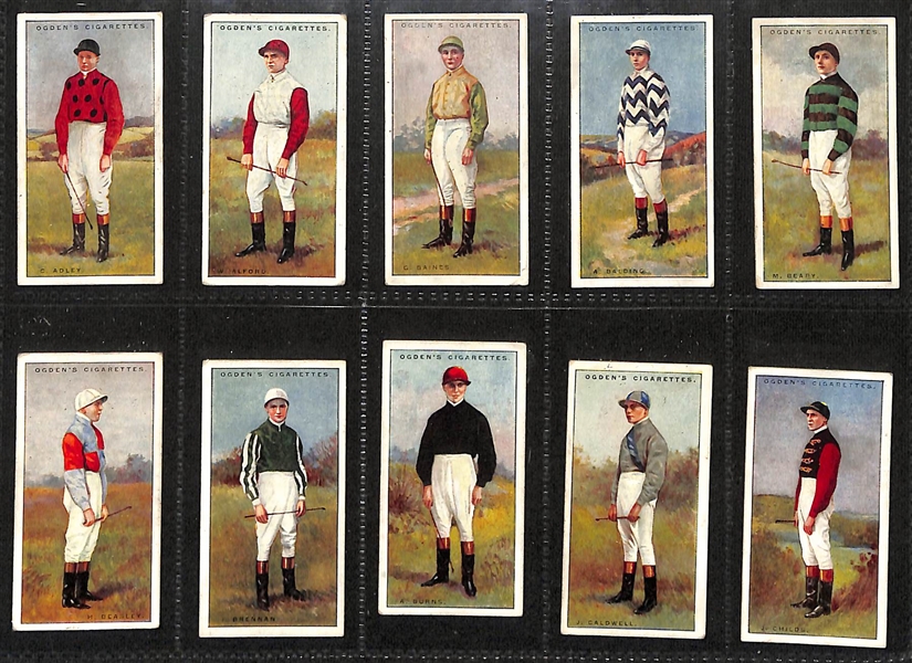 Lot of (6) 1914-1937 Cigarette Card Non-Sport Sets - Sports Themes