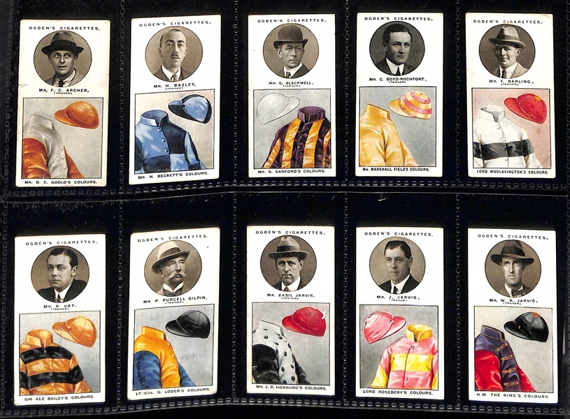 Lot of (6) 1914-1937 Cigarette Card Non-Sport Sets - Sports Themes