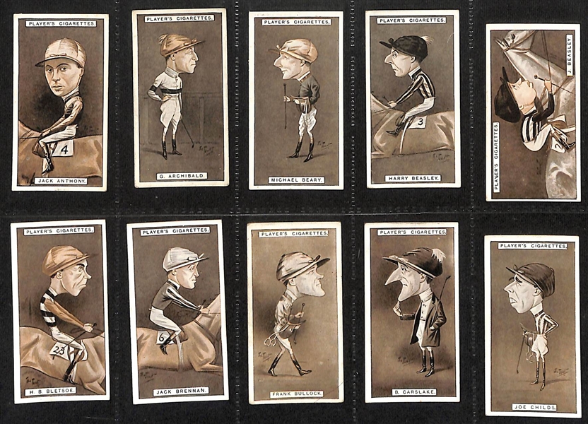 Lot of (6) 1914-1937 Cigarette Card Non-Sport Sets - Sports Themes