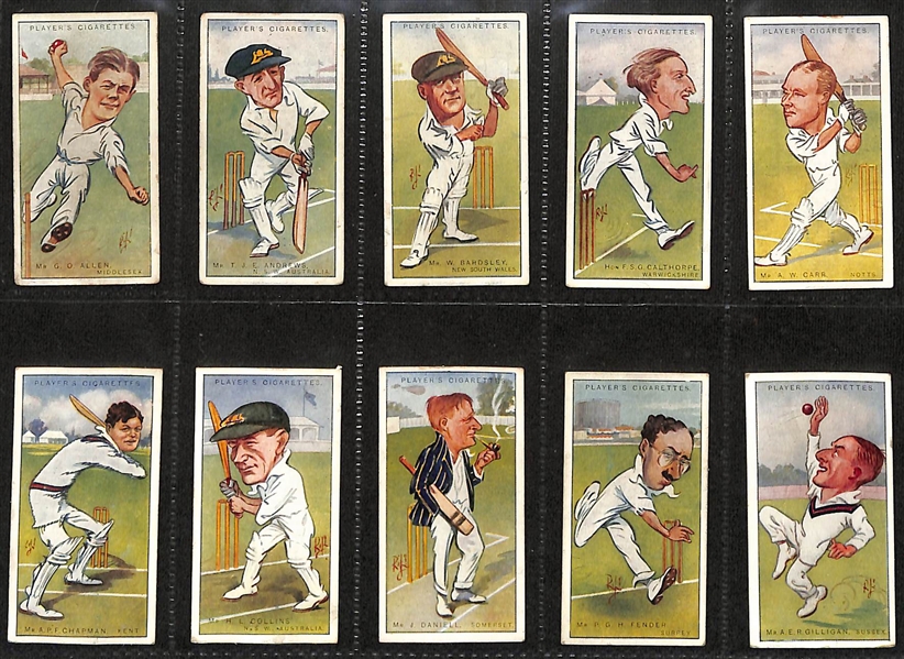 Lot of (6) 1914-1937 Cigarette Card Non-Sport Sets - Sports Themes