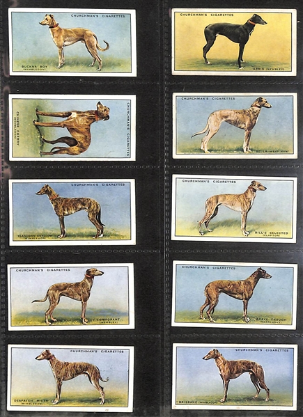 Lot of (6) 1907-1939 Cigarette Card Non-Sport Sets - Dogs, Horses, & Mammals