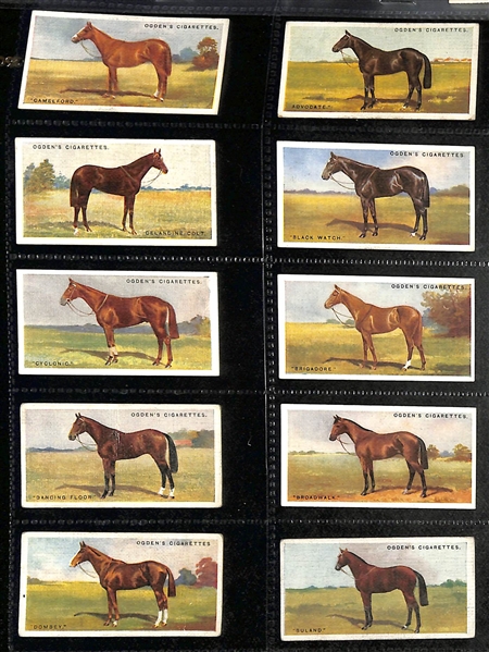 Lot of (6) 1907-1939 Cigarette Card Non-Sport Sets - Dogs, Horses, & Mammals