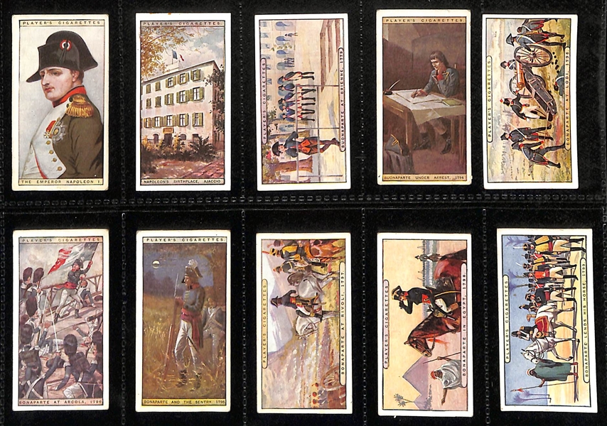 Lot of (5) 1912-1969 Cigarette Card Non-Sport Sets - Famous People