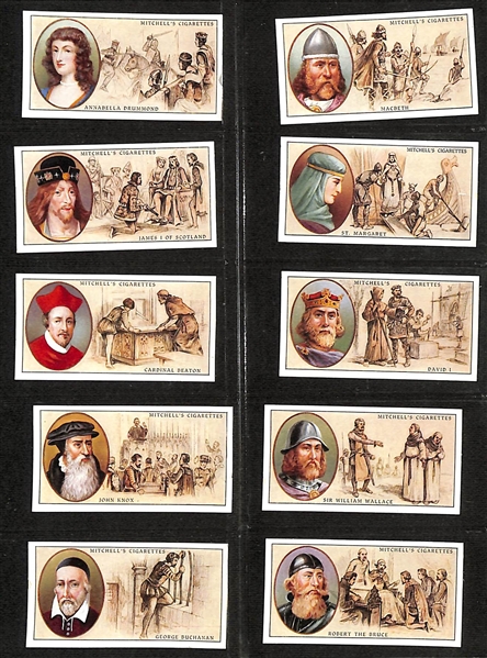 Lot of (5) 1912-1969 Cigarette Card Non-Sport Sets - Famous People