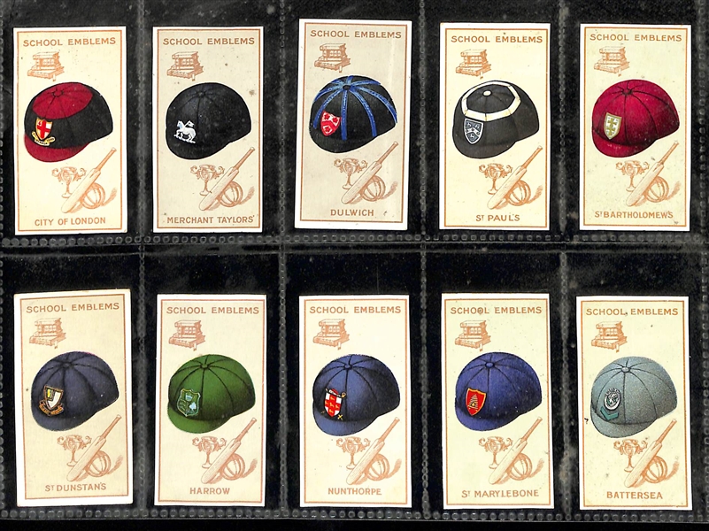 Lot of (5) 1914-1939 Cigarette Card Non-Sport Sets - Military Uniforms 