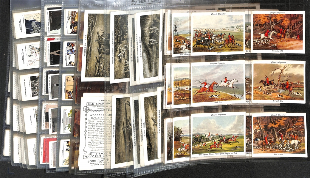 Lot of (6) 1916-1938 Cigarette Card Non-Sport Sets - Pictureques & Caricatures