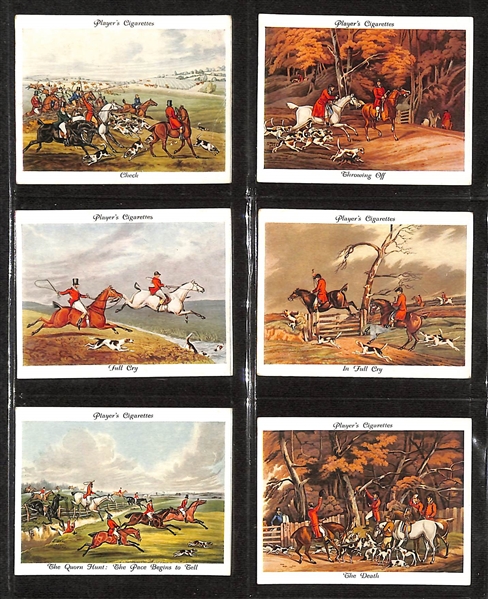 Lot of (6) 1916-1938 Cigarette Card Non-Sport Sets - Pictureques & Caricatures