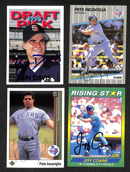 Lot of (400+) Mostly Baseball-Related Signed Cards w. Vladimir Guerrero, Paul Konerko, Rick Wise, Al Leiter, Ralph Hodgin, + (JSA Auction Letter)