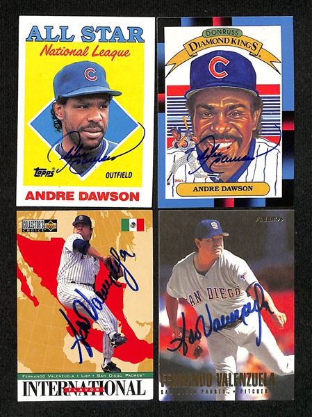 Lot of (400+) Mostly Baseball-Related Signed Cards w. Yogi Berra, Andy Pettitte, Johnny Damon, Andre Dawson, Fernando Valenzuela, Billy Wagner, Billy Gardner, + (JSA Auction Letter)