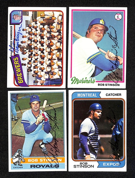 Lot of (400+) Mostly Baseball-Related Signed Cards w. Yogi Berra, Andy Pettitte, Johnny Damon, Andre Dawson, Fernando Valenzuela, Billy Wagner, Billy Gardner, + (JSA Auction Letter)