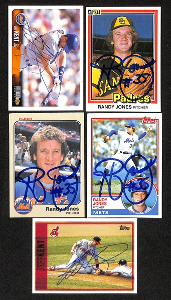 Lot of (400+) Mostly Baseball-Related Signed Cards w. Yogi Berra, Andy Pettitte, Johnny Damon, Andre Dawson, Fernando Valenzuela, Billy Wagner, Billy Gardner, + (JSA Auction Letter)
