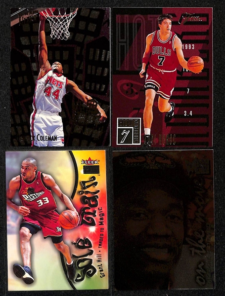 Lot of (200+) 1990s Basketball Mostly Insert Cards w. 1996-97 Skybox Premium Kobe Bryant Rookie , +