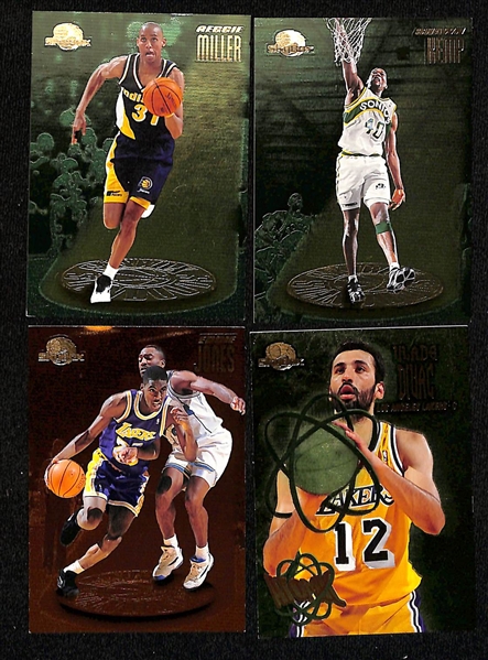 Lot of (200+) 1990s Basketball Mostly Insert Cards w. 1996-97 Skybox Premium Kobe Bryant Rookie , +