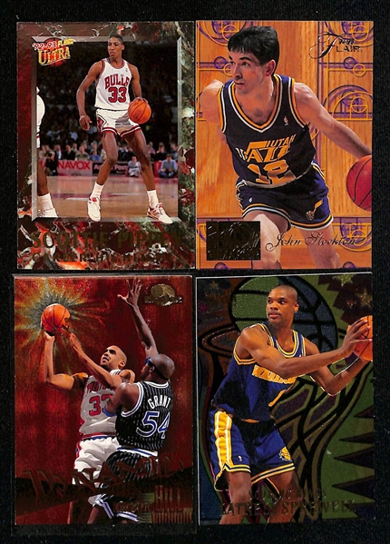Lot of (200+) 1990s Basketball Mostly Insert Cards w. 1996-97 Skybox Premium Kobe Bryant Rookie , +