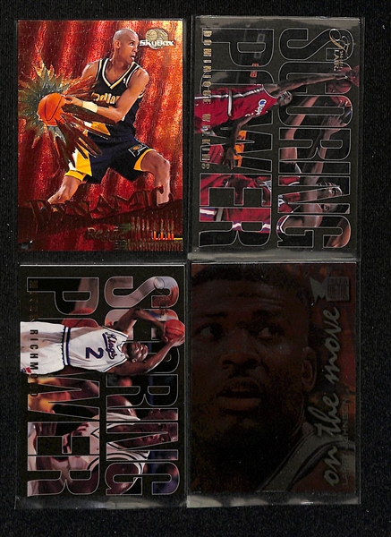 Lot of (200+) 1990s Basketball Mostly Insert Cards w. 1996-97 Skybox Premium Kobe Bryant Rookie , +