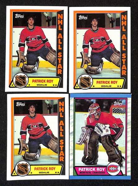 Lot of (150+) Hockey Cards Mostly Stars, Inserts, Rookies w. 1990-91 Score Martin Brodeur Rookie, 1994-95 Ultra Martin Brodeur All Rookie, 1989-90 Topps Joe Sakic Rookie, +